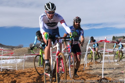 Will Iaia in Colorado state championship sand, Nic Handy (right) and Jesse Swift (left)
