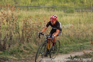 Rebecca Blatt raced the women's A and the men's A races at Back to Basics 1